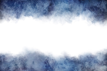 White copy space surrounded by dark clouds