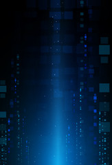 Abstract background is of squares and small particles.Vector