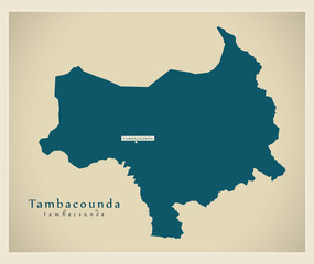 Modern Map - Tambacounda SN