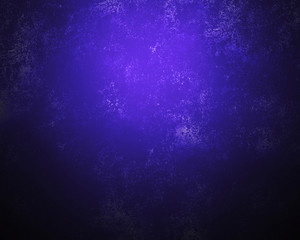 The textured grunge background the lit wall, blue