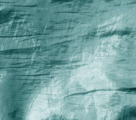 Abstract cyan fabric texture.