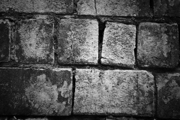 old vintage a brick wall