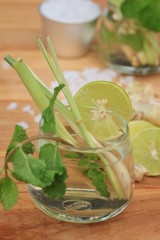 herb drink lemon grass