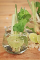 herb drink lemon grass