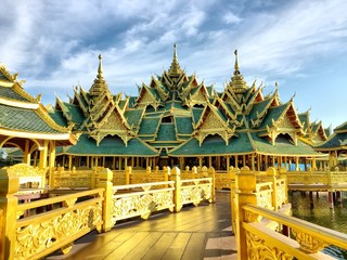 Fototapeta na wymiar Pavilion of the Enlightened, Ancient Siam Thailand