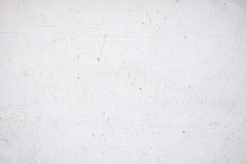 Background With White Plaster Wall With Uneven Surface