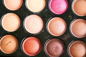 shadow palette for eyes close up