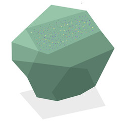 Rock drawing #2 in Poligon Style