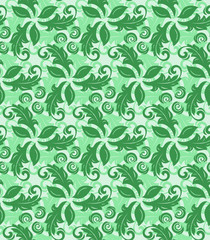 Floral Fine Seamless Vector Pattern
