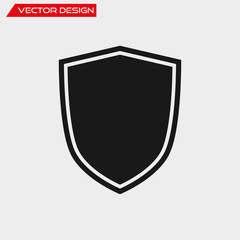 Black shield icon