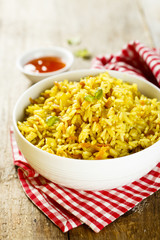 Rice with vegetables