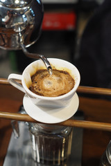 Drip Brew Coffee Caffeine Filter Flavor Mug Cup Concept