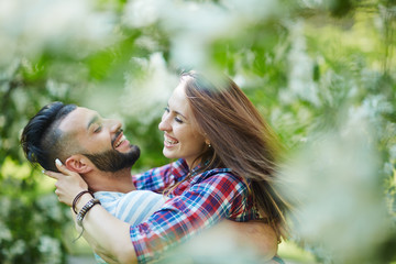 Fototapeta premium Ecstatic couple