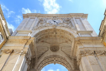 Arco da Rua Augusta em Lisboa Portugal