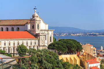 Vista  do Miradouro da Graça em Lisboa