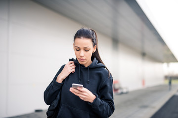 Texting with friends