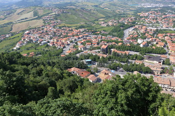 Fototapeta na wymiar The Republic of San Marino. General view