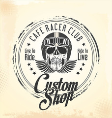 Vintage motorcycle background