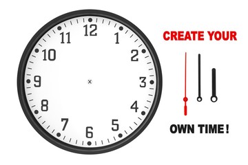 Create your own time! Uhrzeit zum selber machen!