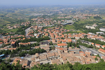 Fototapeta premium The Republic of San Marino. General view