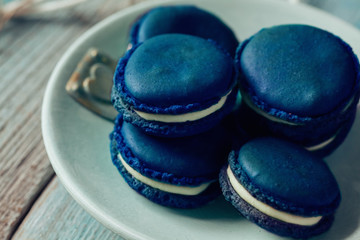 Blue Macaroons