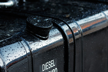 fuel tank of diesel truck