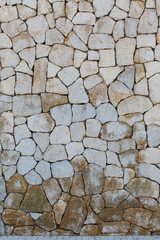 Tightly packed stone wall or floor background