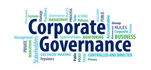 Corporate Governance - obrazy, fototapety, plakaty