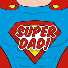 Fathers day design over pointed background. Vector illustration