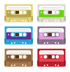 Vintage cassette tapes
