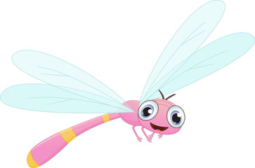 cute dragonfly cartoon