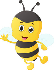 cute bee cartoon