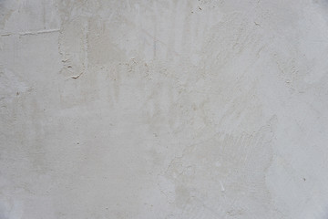 Plastered concrete wall