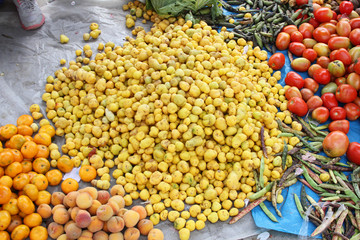 Olluco Tuber at Market