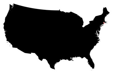 Map - United States, Rhode Island
