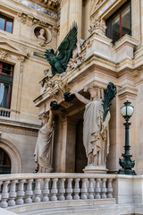 Fototapeta premium Opera National de Paris (Garnier Palace). Detail. Paris, France.