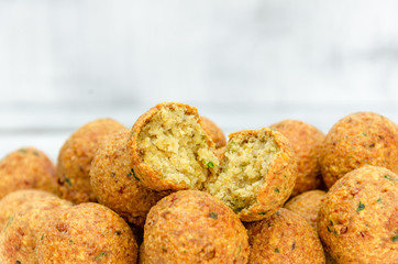 falafel served with the old orient ornaments