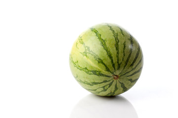 Wassermelone, weisser Untergrund, Freisteller