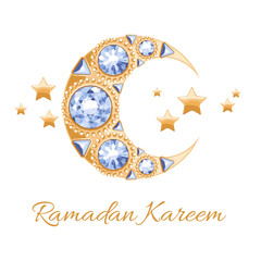 Ramadan kareem background design vector illustration.