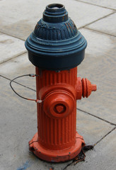 Fire hydrant on street