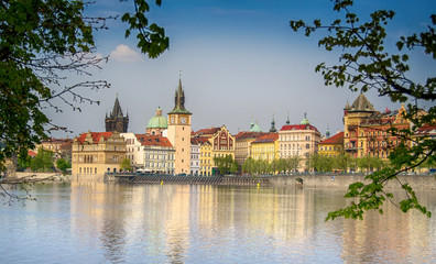 Prague and the Vltava river