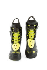 Feuerwehrstiefel, weißer Hintergrund © tunedin