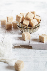 Brauner Rohrzucker, Würfelzucker