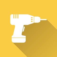 Drill vector icon.