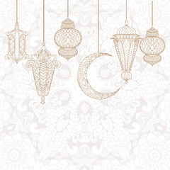 Ramadan Kareem greeting design background