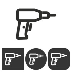 Drill - vector icon.