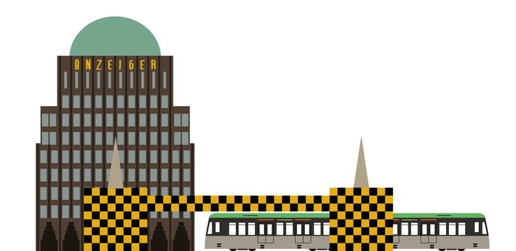 Hannover Steintor Haltestelle // Vektor