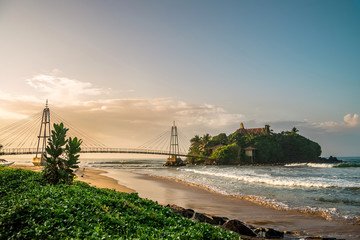 Nature of Asia. Matara morning, Sri Lanka. 