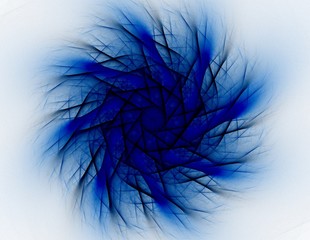 Obraz premium Geometry of Space series. Visually attractive backdrop made of conceptual grids curves and fractal elements suitable as element