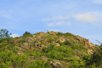 Fototapeta na wymiar Rocks in Migeya, Ukraine